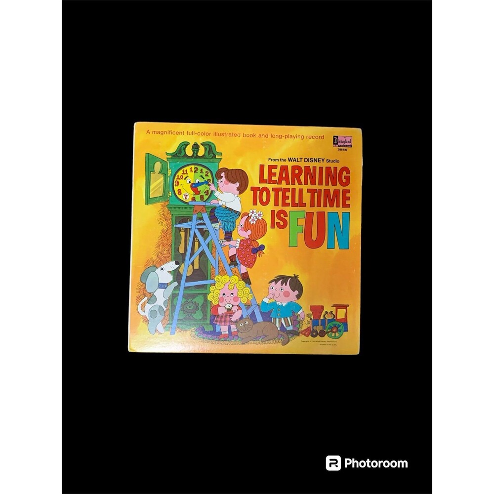 From The Walt Disney Studio - Learning To Tell Time Is Fun LP